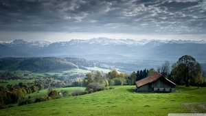 Mountain panoramic view wallpaper 1920x1080